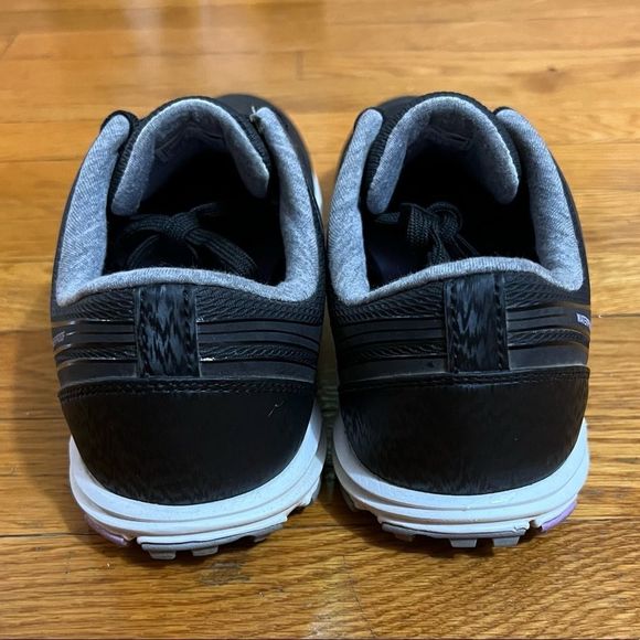 New Balance Minimus WP Golf Shoes Black Purple Women's 7.5 - Picture 4 of 5